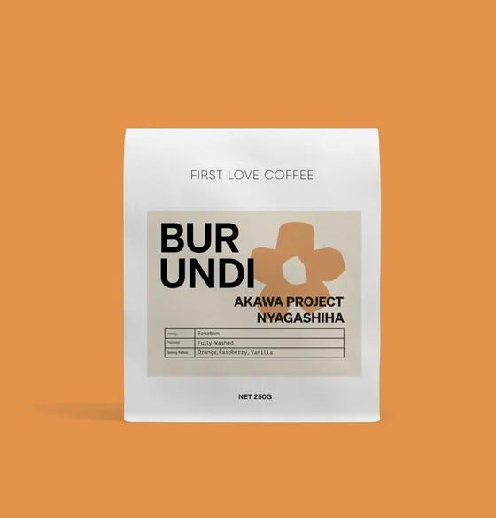 First Love Coffee single-origin bag