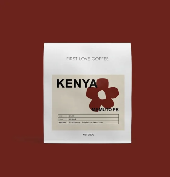 First Love Coffee single-origin bag