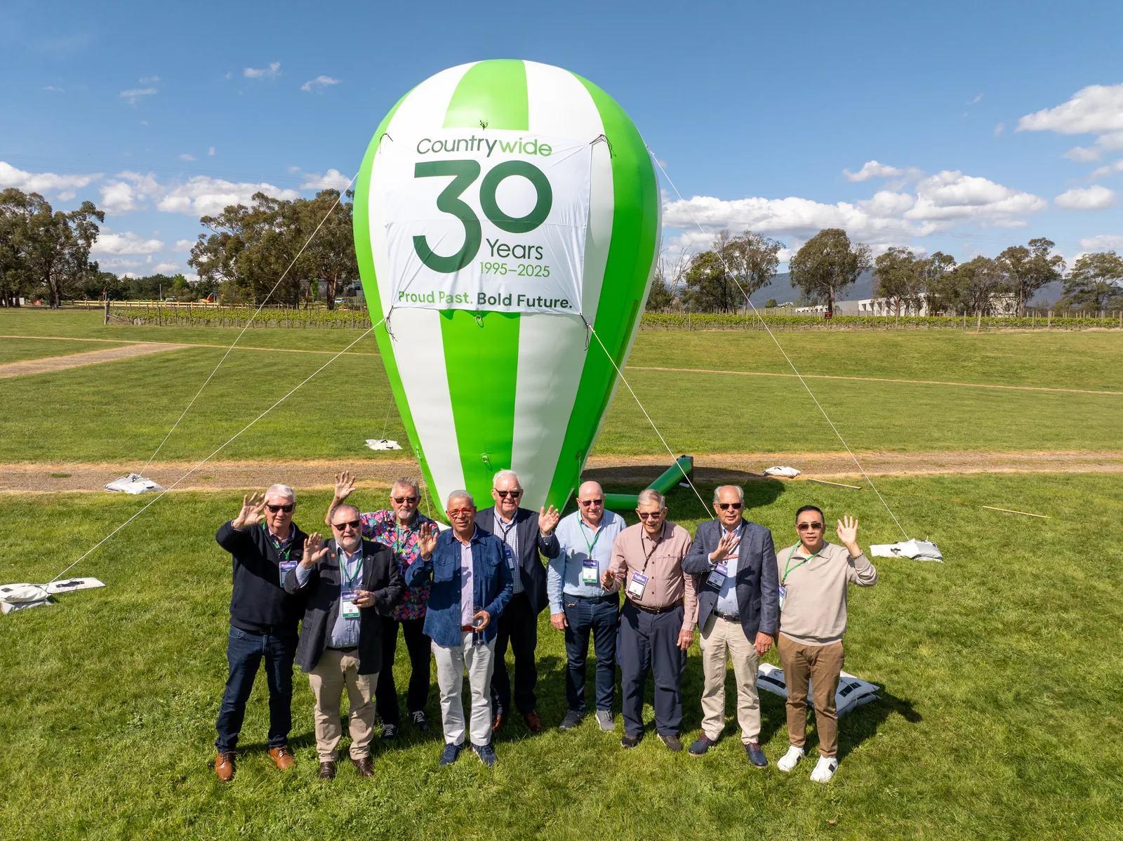 Founding members reunited at the 30-year celebration