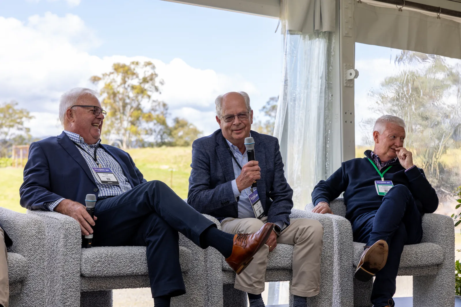 Phil Gumley — Southern Foodservice — speaking at the celebration