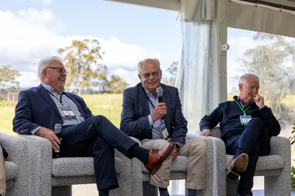 Phil Gumley — Southern Foodservice — speaking at the celebration