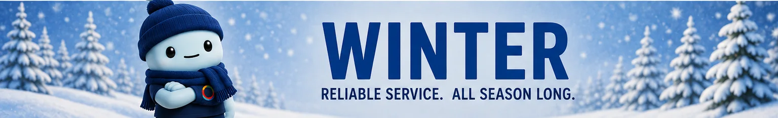 Winter — reliable service, all season long